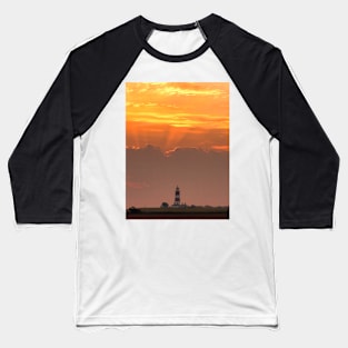 Sun rays over Happisburgh Baseball T-Shirt